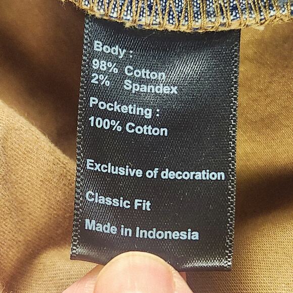 Flint And Tinder 365 Pants Mens 31x30 Khaki Classic Fit Stretch Chinos Huckberry - Picture 15 of 16